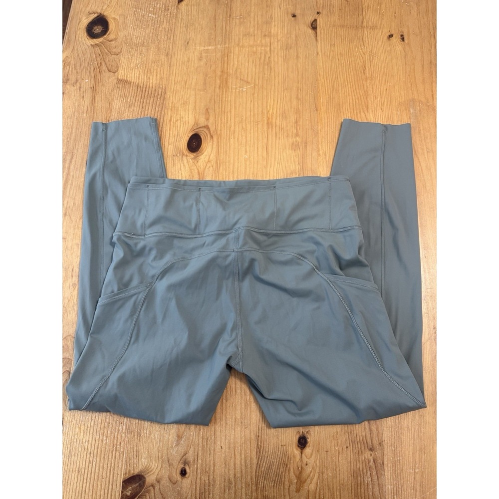 Lululemon Fast and Free Leggings 25in Green Olive Sage Size 10 - Picture 4 of 6